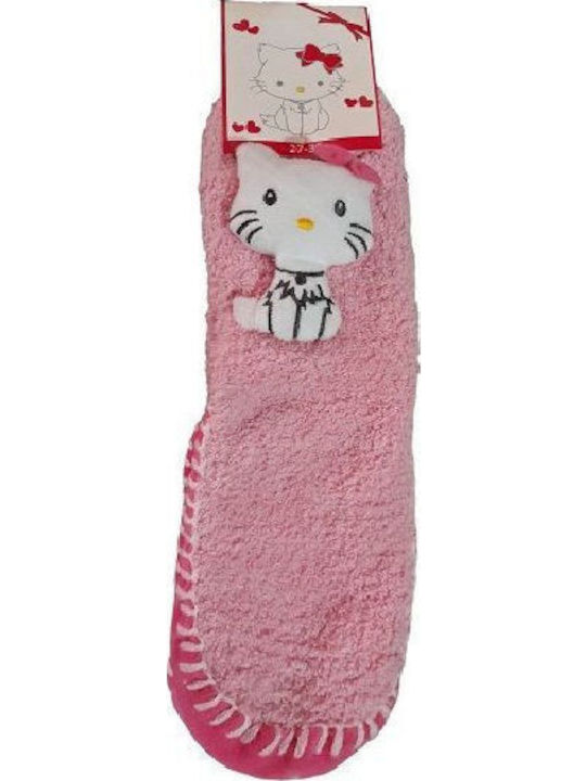 Yanna Kinder Haussocken Pink