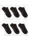 Kids' Socks Black Design Super Offer 6 Pairs Dsn3134-Black