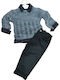 Bebus Kids Kinder-Set mit Hose Winter 3Stück Grey