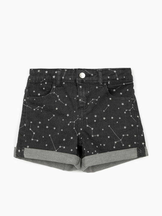 Zippy Denim Shorts Stars Gray 3y-14y Dark Gray
