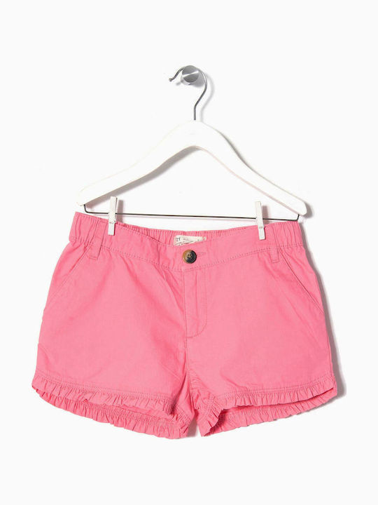 Rosa Frill Zippy Kinder Shorts & Bermudas