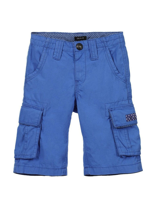 Ikks Șort/Salopetă Copii din Material Textil Ruleta albastră