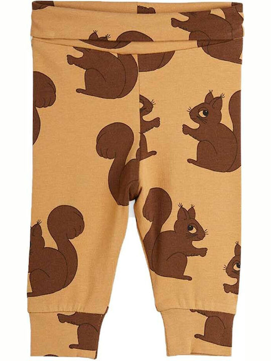 Kinder Leggings Lang Braun 2173010116
