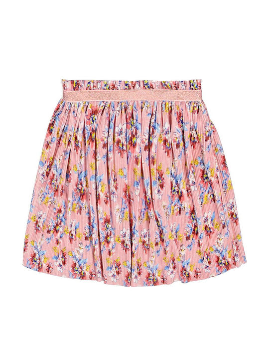 Garcia Jeans Kinder Plissee Rock Blumen Rosa Skirt Garcia Jeans Kinder Plissee Rock Blumen Rosa Skirt