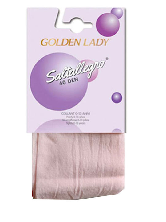 Παιδικό Καλσόν Saltallegro 40den 10bcv Golden Lady Ροζ