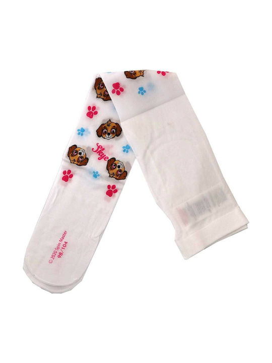 Paw Patrol Καλσόν Κορίτσια 40 Den Paw 52361293 40den Λευκό