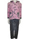 Lydia Creations Kids' Pajamas Winter Fleece Pink
