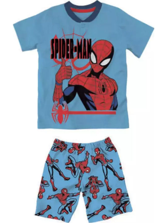 Spiderman Kids' Pajamas Summer Cotton BLUE