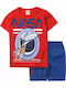 Pijamale Copii Like Băieți Nasa Roșu