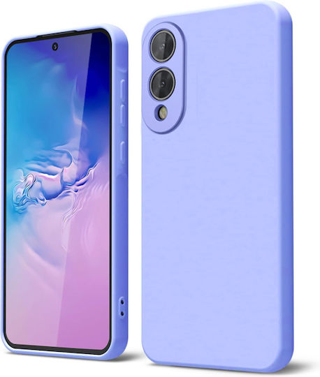 Orso Rubber Silk Back Cover Silicone Purple (Galaxy S25 Edge)