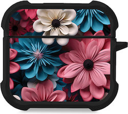 Sonique 3d Flower Series Θήκη Σιλικόνης σε Ροζ χρώμα για Apple AirPods 4