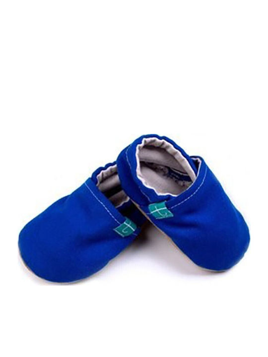 Titot Baby Run Χειροποίητα Αντιολισθητικά Παπουτσάκια Bluberry