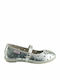 Titanitos Kids Ballerinas F651 with Adjustable Metal Clasp Gold