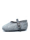 Bibelot Kids Ballerinas with Adjustable Metal Clasp Gray