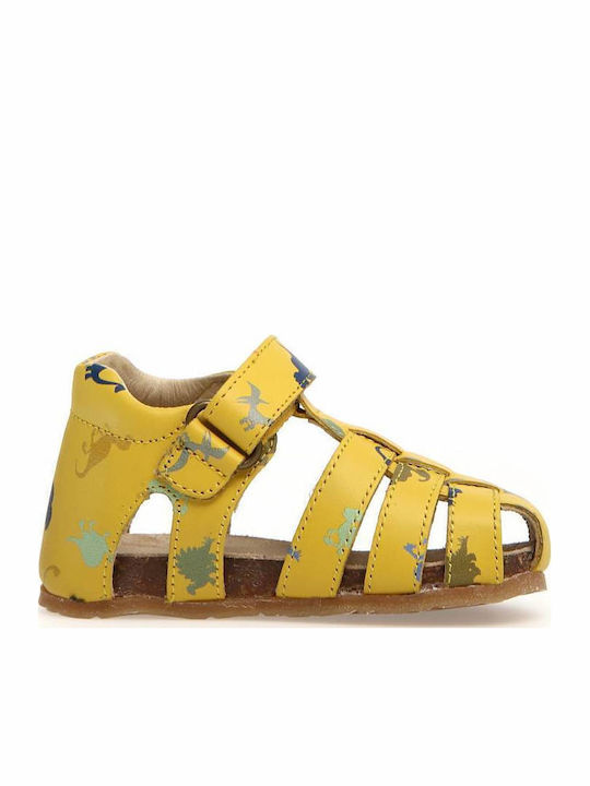 Falcotto Alby 1500736910g04 Calf Pr.dinosaurs Yellow