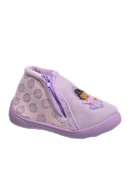 Disney Kids Slippers Boots Lilac