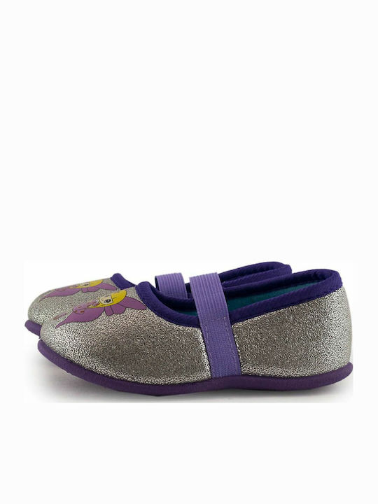 B552903 Love4shoes Παιδικά Κορίτσι Παντόφλες Ασημι