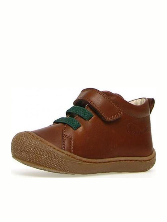 Kids Ankle Boots Naturino 001-2016164-01-2d04 Cognac Green Tan
