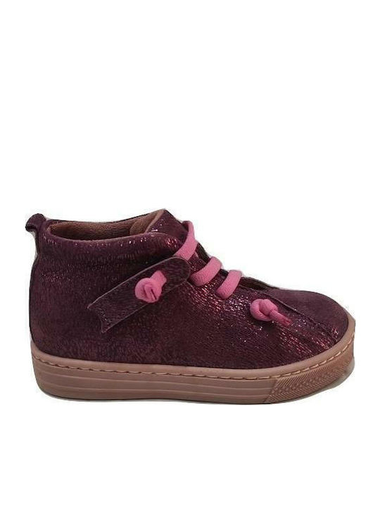 Kinderstiefel Papillon Burgundisch 0601-1
