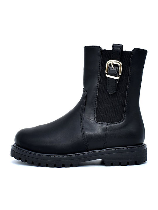 Bibelot Ghete Piele Anatomici pentru Copii X22-51 Negru