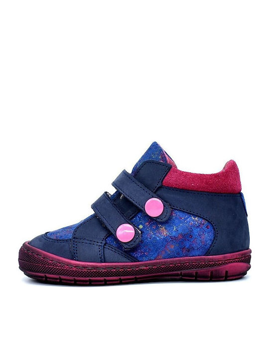 Arties Anatomice Ghete Copii din Piele cu Velcro Albastru