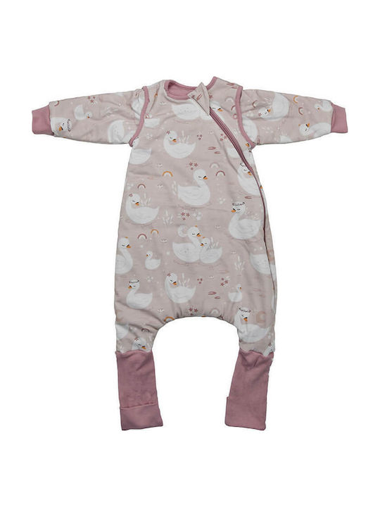 Bebe Stars Winter Baby Sleeping Bag with Detachable Sleeves Winter Swan