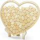 Wishes Board Wooden Hearts