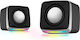 Andowl Qyx25 2.0 Speakers with RGB Black