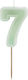 Birthday Candles Number 7 Green 6 Cm