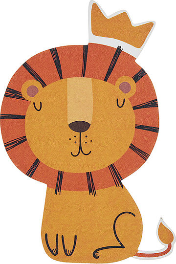 Decorative Candles Chests Printed Lion Boys 22cm K371 Nv23-25-00071-371
