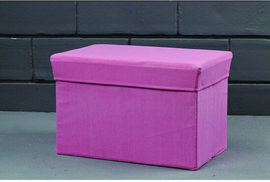 Кутия Табуретка За Кръщене Сгъваема Розова 45x30x30cm Mdf Nv-21-60.00700.002-roz
