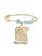Child Safety Pin made of Gold 14K for Boy