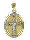 Gold Amulett 9 Karat Jesus Christus Fl0086 9 Karat