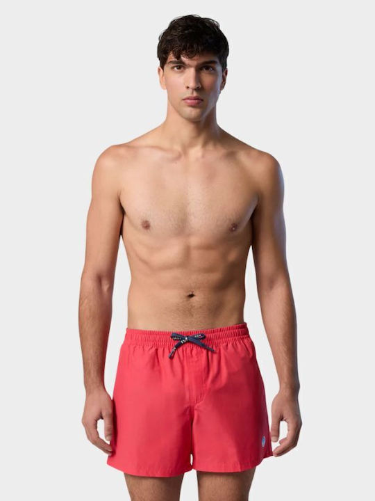 North Sails Men's Swimwear Shorts Red with Patt...