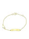 Art d or Kids Bracelet ID from Gold 9K with Heart