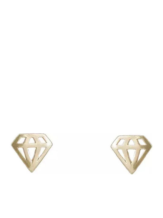 Kids Earrings Studs from Gold 14K