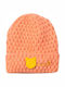 Kids Beanie Girl Smiley Punk Orange
