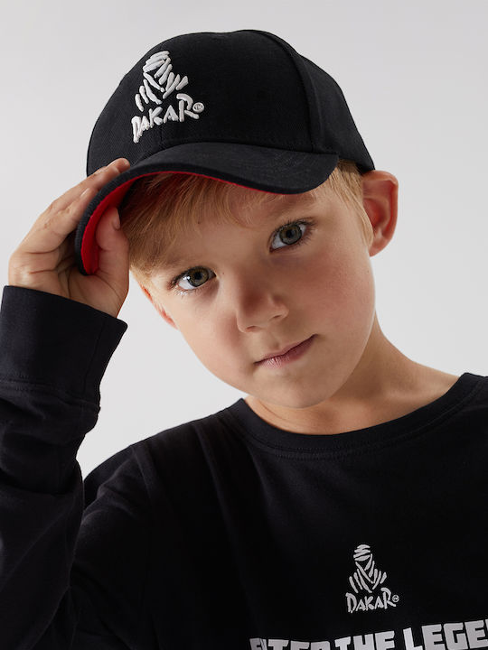 Dakar Kids' Hat Fabric Black