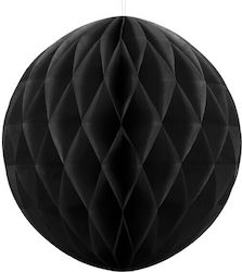 Tissue Paper Pom Pom Black 40cm