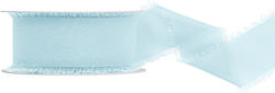 Chiffon Ribbon Light Blue 40mm/10m