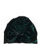 Bonjour Bebe Handmade Velvet Turban Bow Green