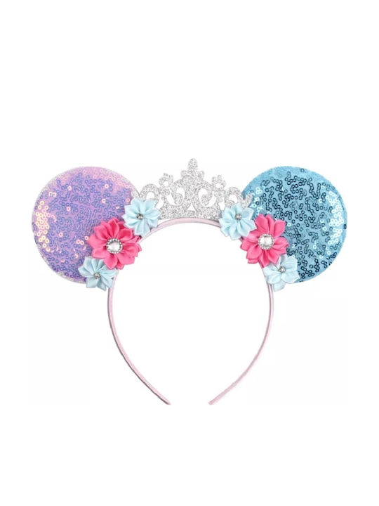 Παιδική Στέκα Μαλλιών Disney Minnie Κορώνα Flowers