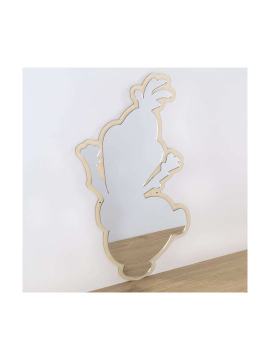 Παιδικός Καθρέπτης Ο Χιονάνθρωπος Plexiglass Καθρέπτη Ασημί Συσκευασία Δώρου Κορίτσι