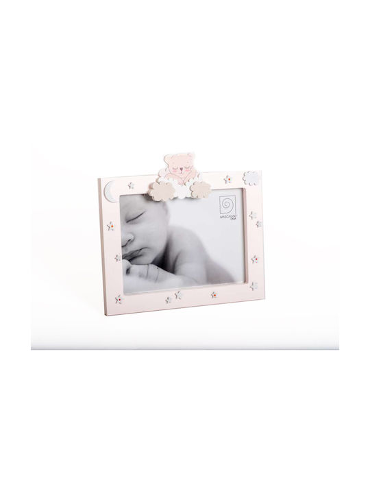 Mascagni Kinder Fotorahmen Hölzernes Rosa