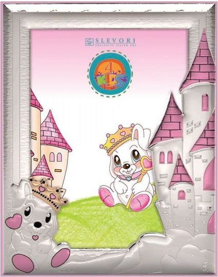 Kinder Bilderrahmen Rosa Schloss 9*13 Slevori 907awm-r