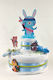 Dama Koupa Handmade Diaper Cake made of Wood for Boy