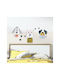 Dogs Paws Wall Sticker 145x74cm