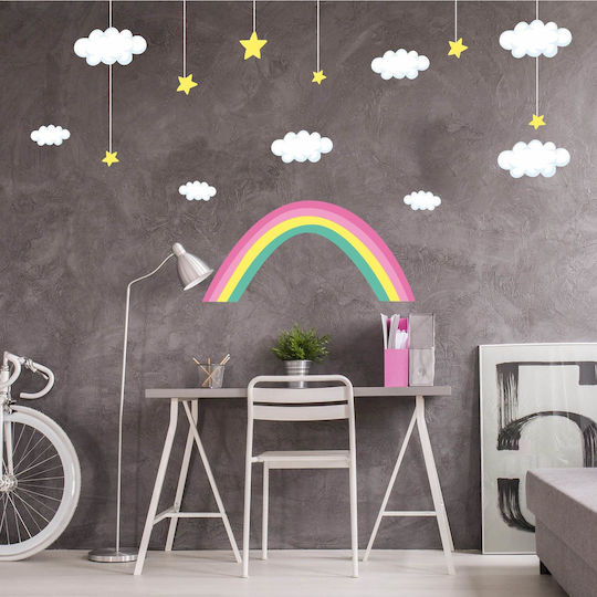 Kids Wall Sticker Rainbow 145x92cm