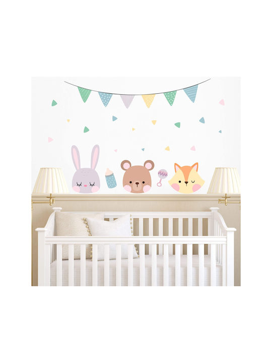 Caravelshop Kids Wall Sticker 100x52cm