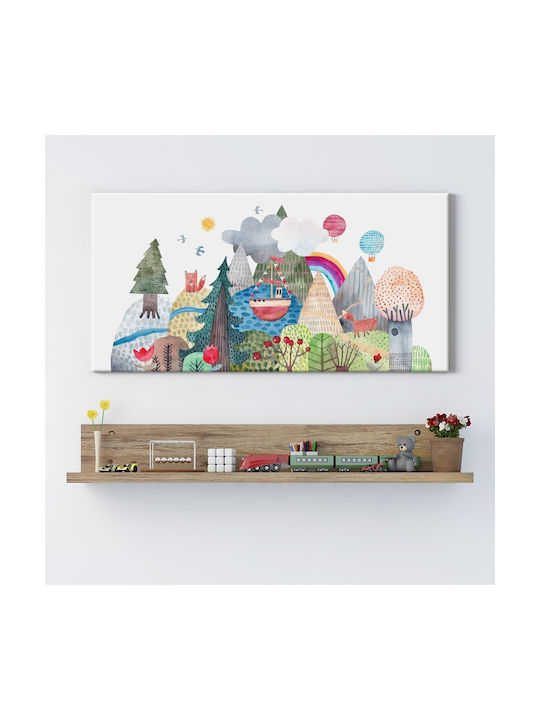 Caravelshop Kids Canvas Wall Painting 60x30cm